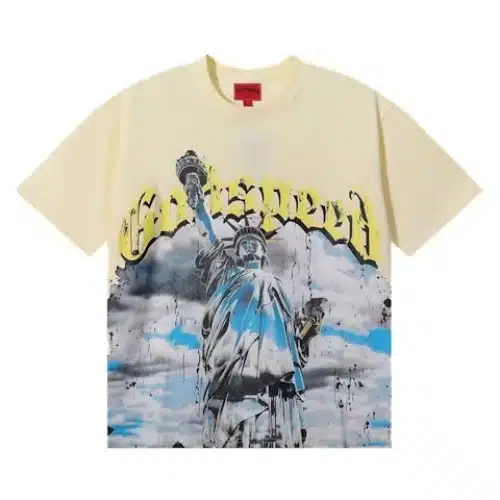 Godspeed Chrome Liberty T-shirt Cream Godspeed Chrome Liberty T-shirt Cream
