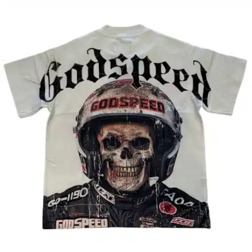 Godspeed Crash Out T-shirt Bone Godspeed Crash Out T-shirt Bone