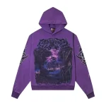 Vintage Purple BMX Rider Godspeed Hoodie