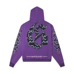 Vintage Purple BMX Rider Godspeed Hoodie