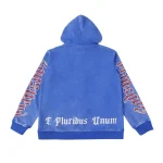 Godspeed Graphic Blue Beanie Skull Hoodie