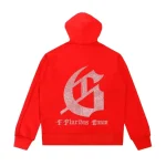 Red Bling Logo Godspeed Zip Hoodie