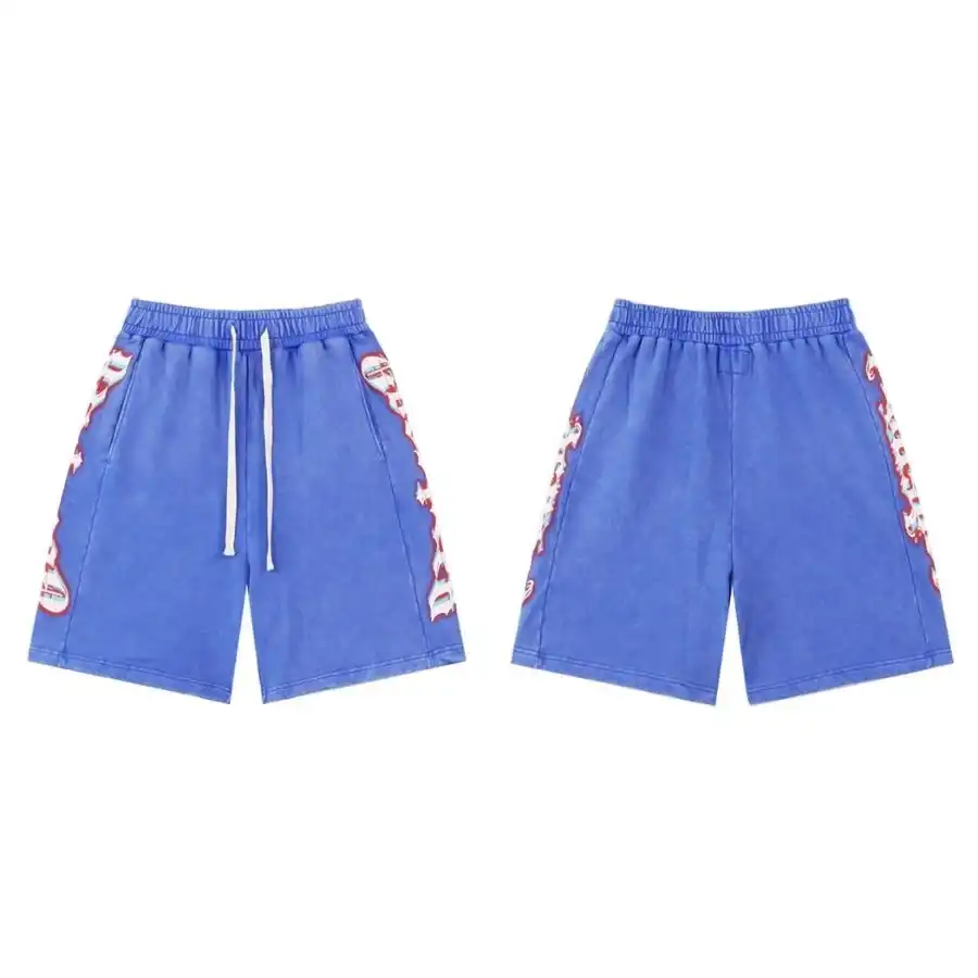 God Speed Acid Wash Blue Shorts God Speed Acid Wash Blue Shorts