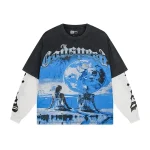 God Speed Android Earth Charcoal Tee