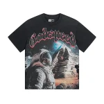 God Speed Astronaut Pyramid Black Tee