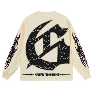 God Speed BMX Rider Cream Sleeve