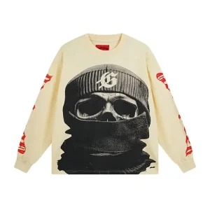 God Speed Balaclava Skull Cream Shirt