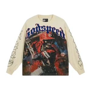 God Speed Batter Skeleton Cream Shirt
