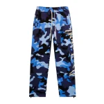God Speed Blue Camo Graphic Sweatpants