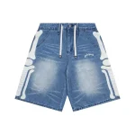 God Speed Bone Denim Blue Shorts