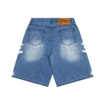 God Speed Bone Denim Blue Shorts