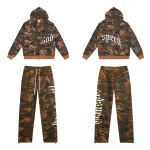 God Speed Camo Tracksuit Brown Set