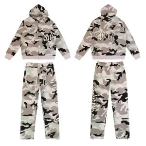 God Speed Camo Tracksuit Grey Set