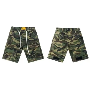 God Speed Camo Zip Cargo Shorts