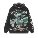 God Speed Charcoal Paradise Graphic Hoodie