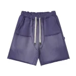 God Speed Distressed Pocket Purple Shorts