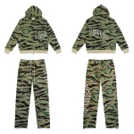God Speed Green Camo Tracksuit Set