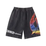 God Speed Manifested Black Sweat Shorts