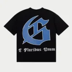 God Speed Moon Astronaut Black T-Shirt