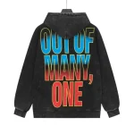 God Speed One From Many Charcoal Fleece