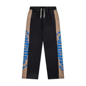 God Speed Panel Black Brown Sweatpants