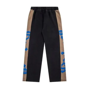 God Speed Panel Black Brown Sweatpants