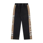 God Speed Panel Black Tan Sweatpants