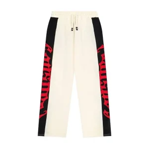 God Speed Panel Cream Black Sweatpants