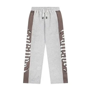 God Speed Panel Grey Brown Sweatpants