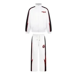 God Speed Racing White Black Tracksuit