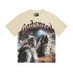 God Speed Space Pyramid Cream T-Shirt
