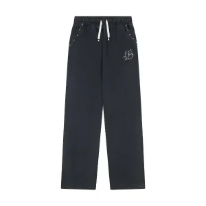 God Speed Studded Logo Black Sweatpants