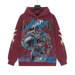 God Speed Trust Your Rocces Burgundy Hoodie