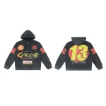 Black God Speedway Zip-Up Hoodie