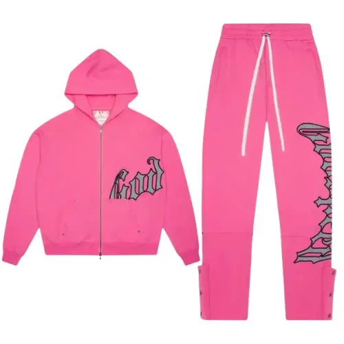 Godspeed OG Logo Sweatsuit V2 – Pink Godspeed OG Logo Sweatsuit V2 – Pink